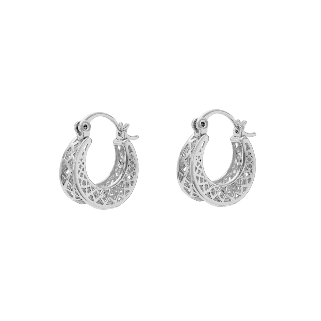 Tally filigree hoop earrings - Image 6