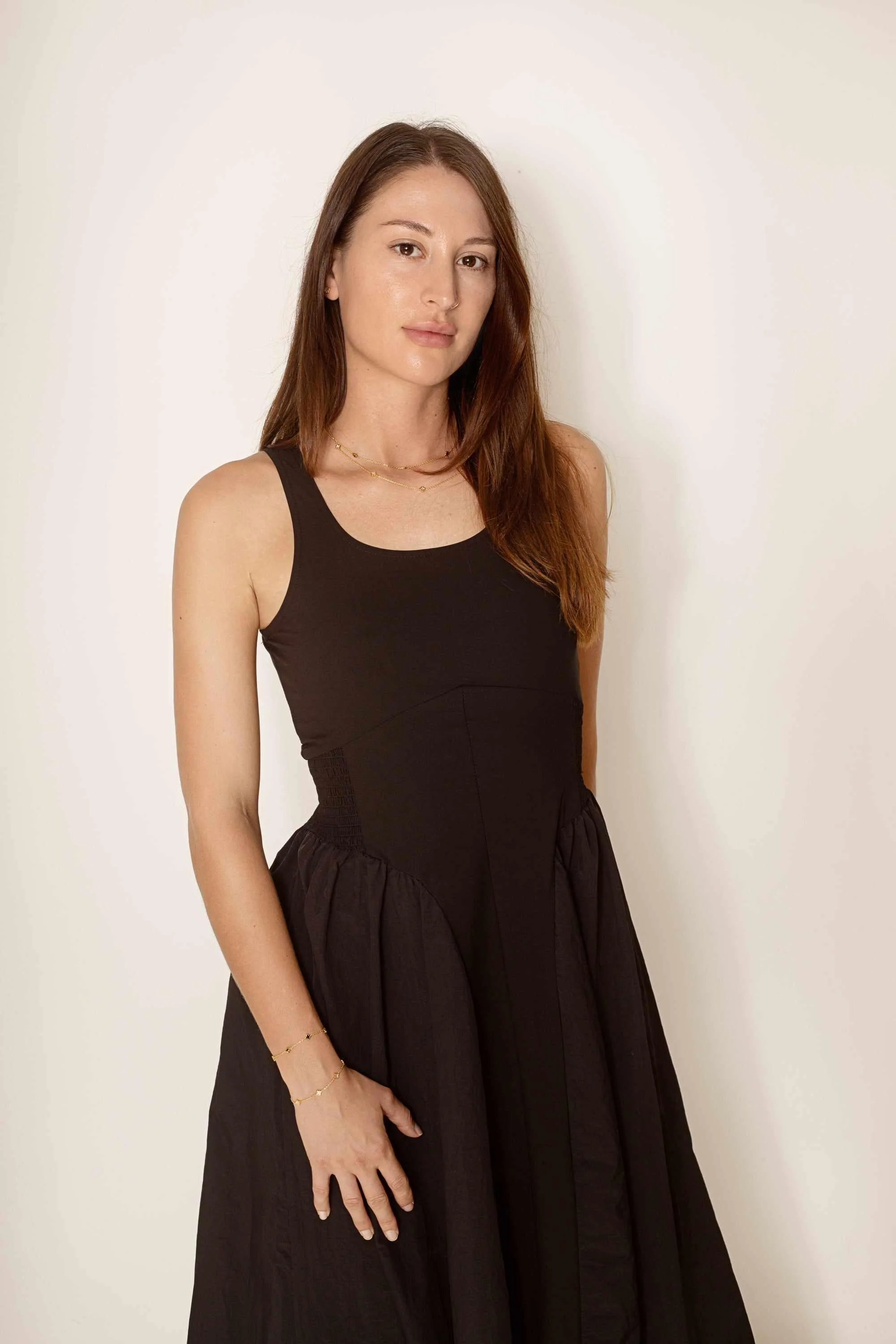 Texture Black Dress - Image 4