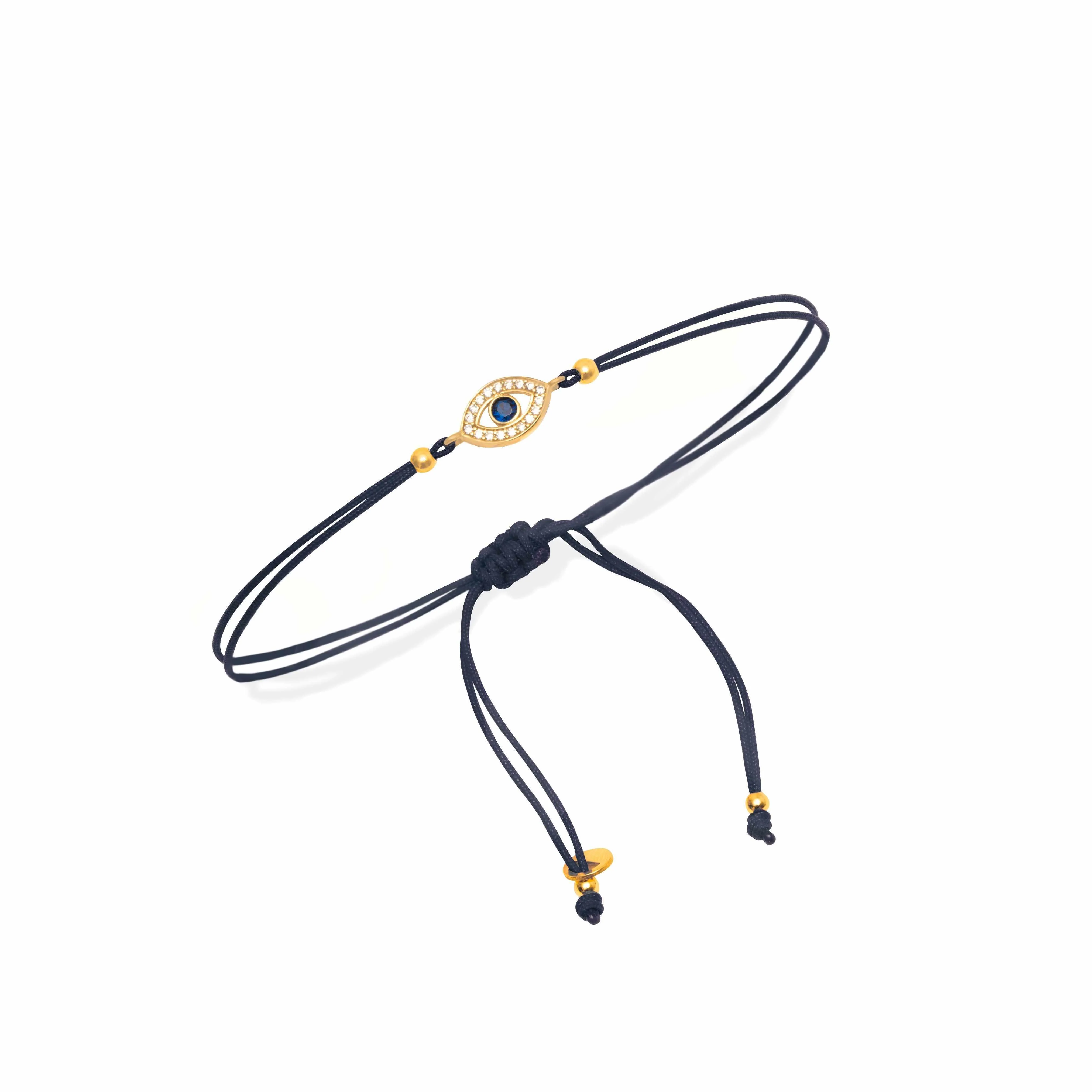 Celek evil eye crystal thread bracelet - Image 3