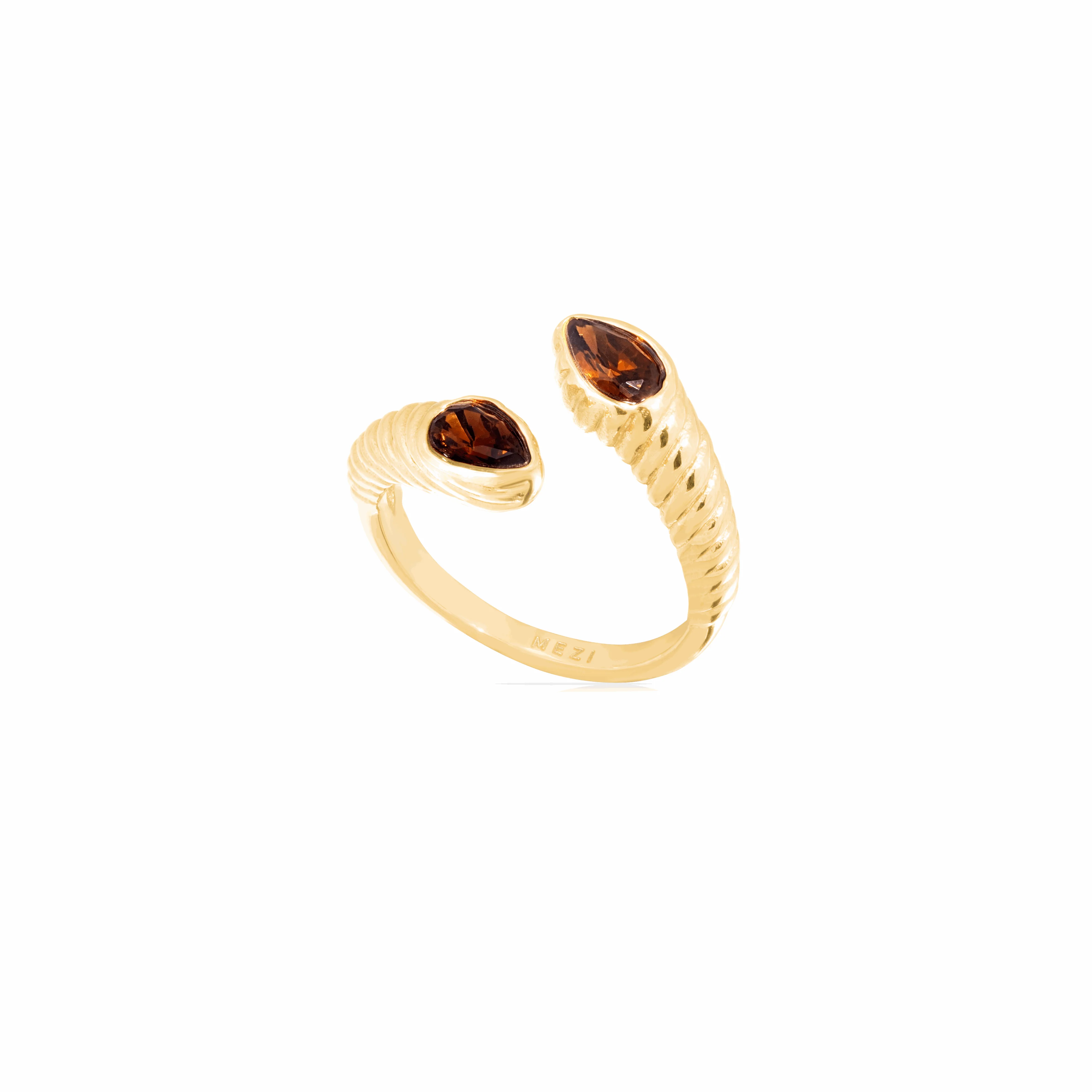 Tiel open tear drop ring - waterproof - Image 3
