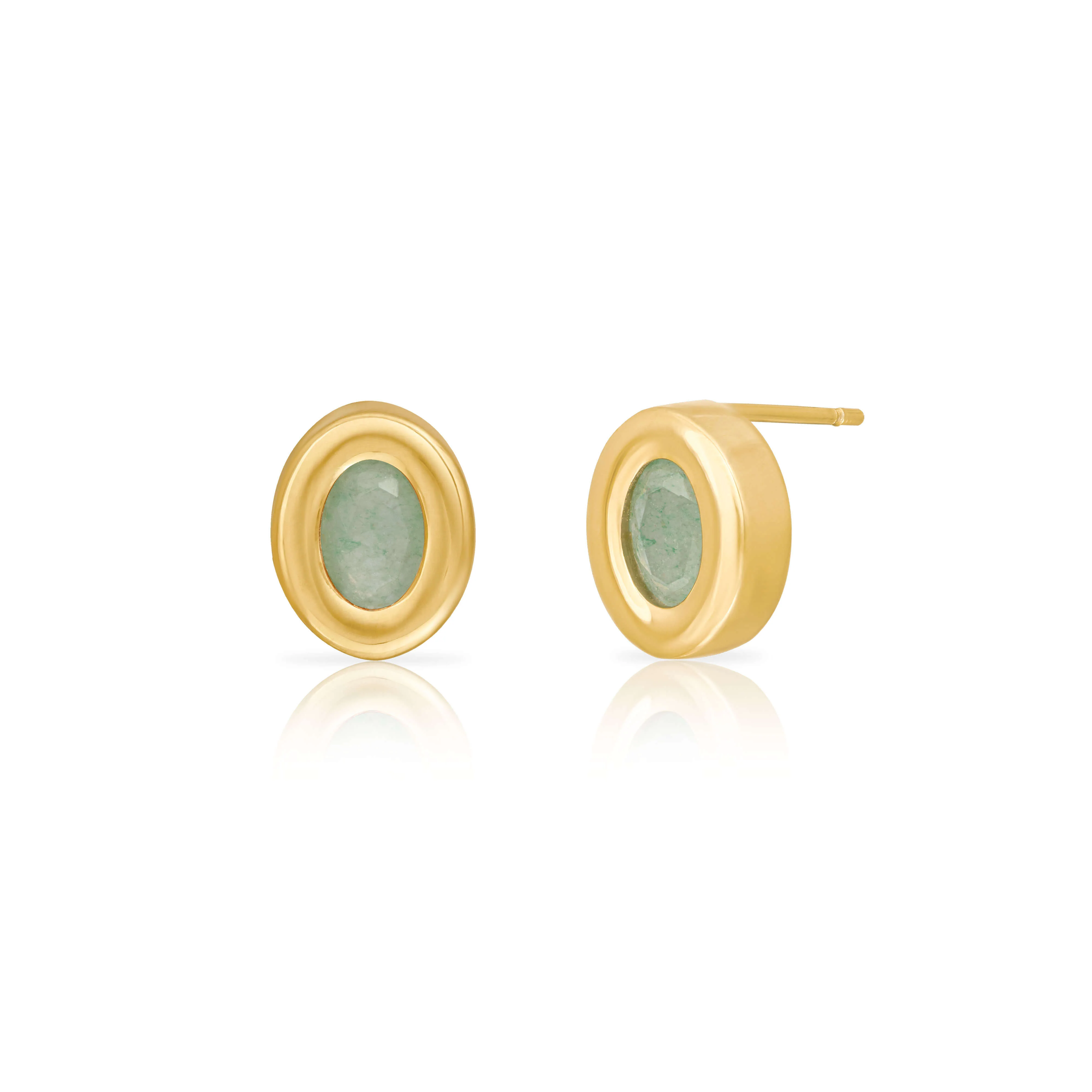 Halle crystal Stud Earrings - Waterproof - Image 3