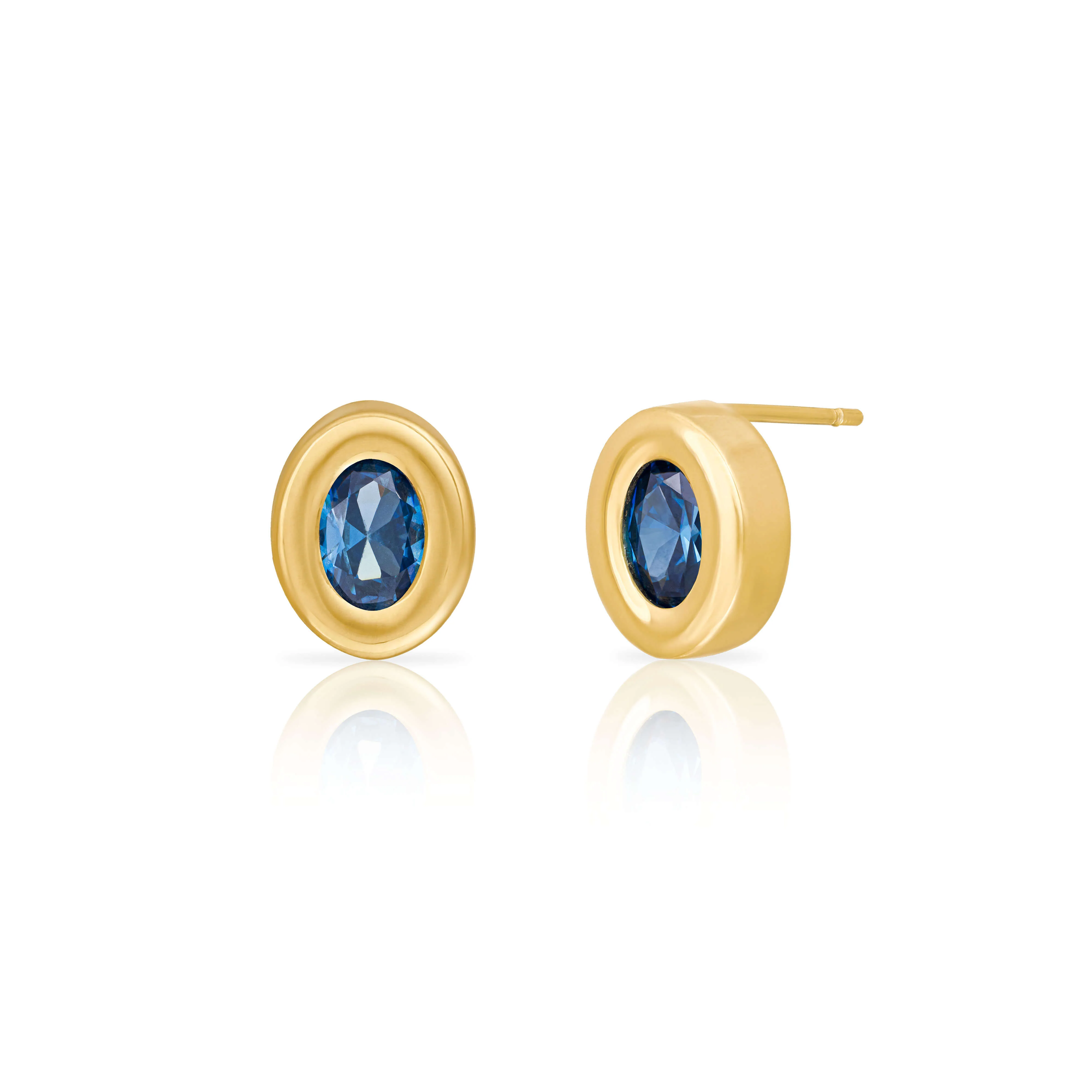 Halle crystal Stud Earrings - Waterproof - Image 4