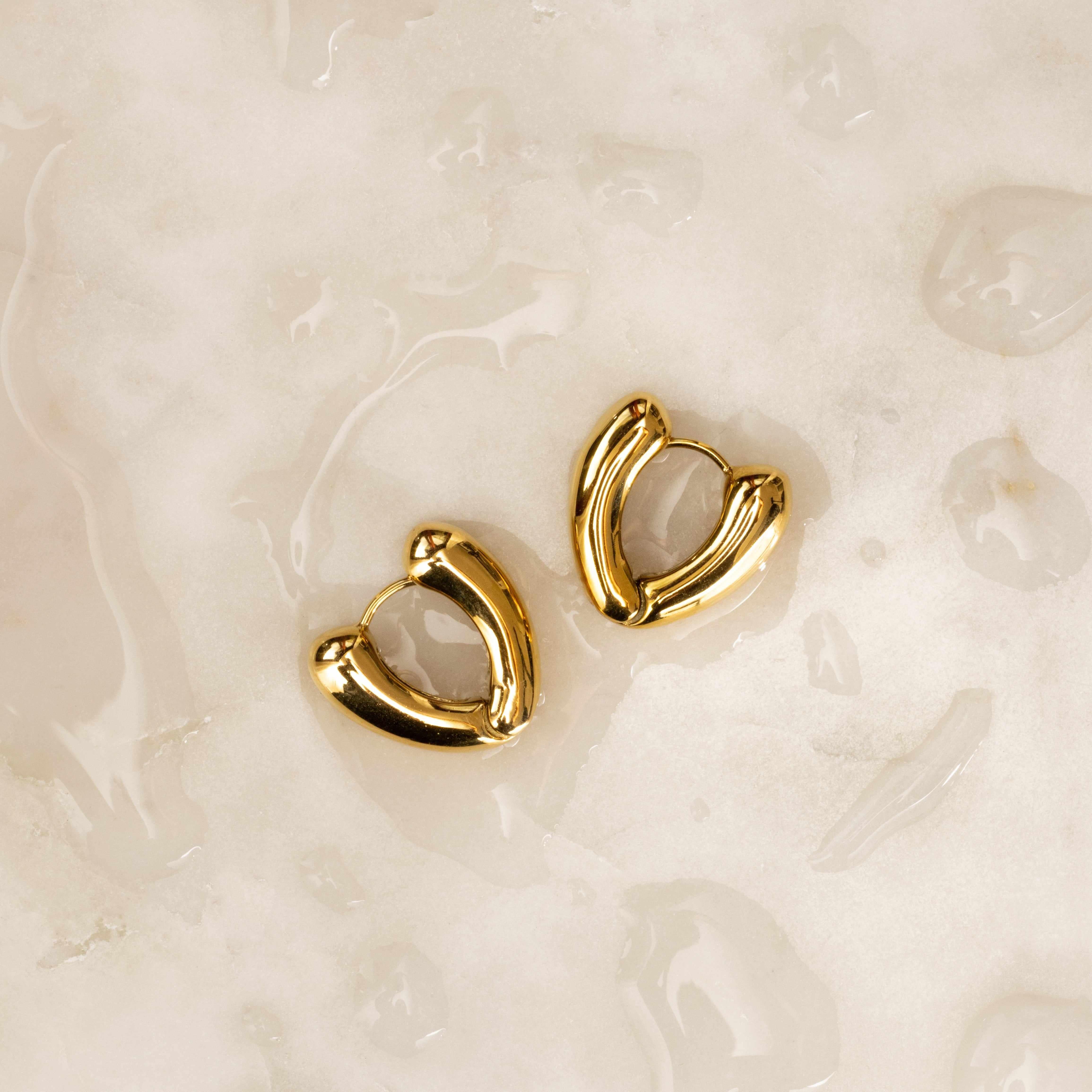 Tory bubble hoop earring