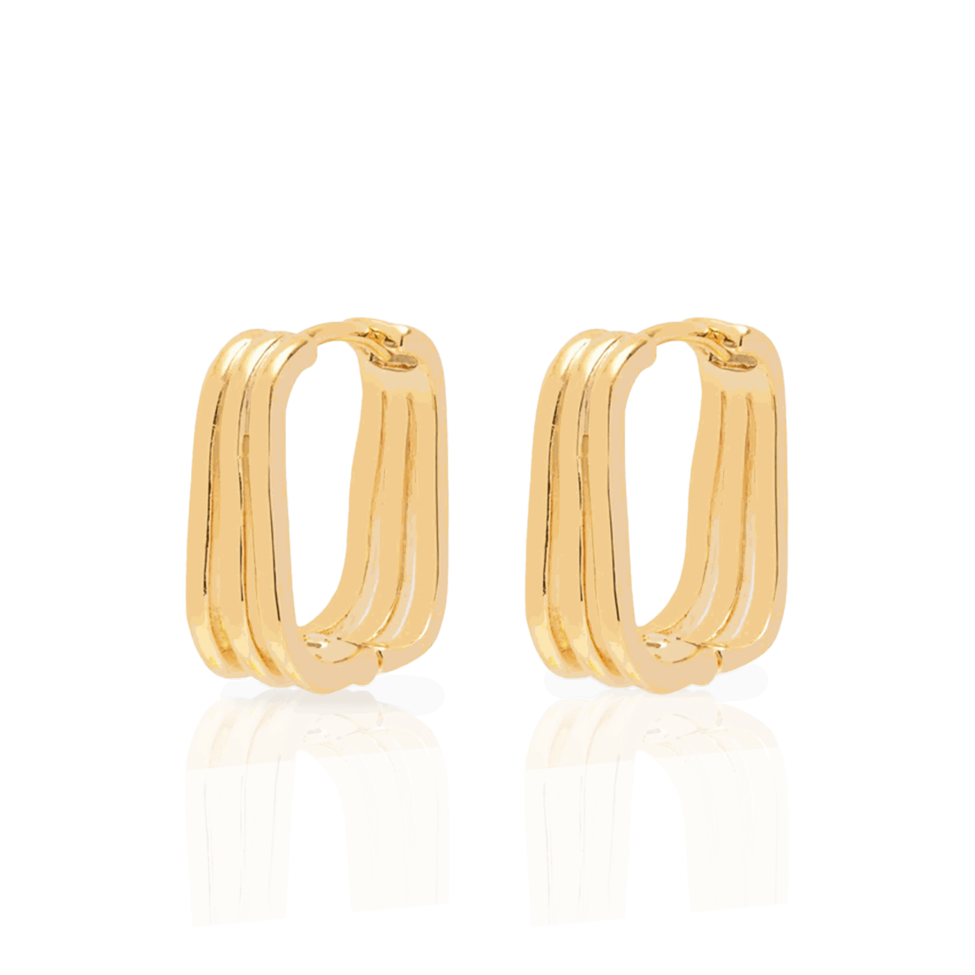Trila Rectangle Hoops
