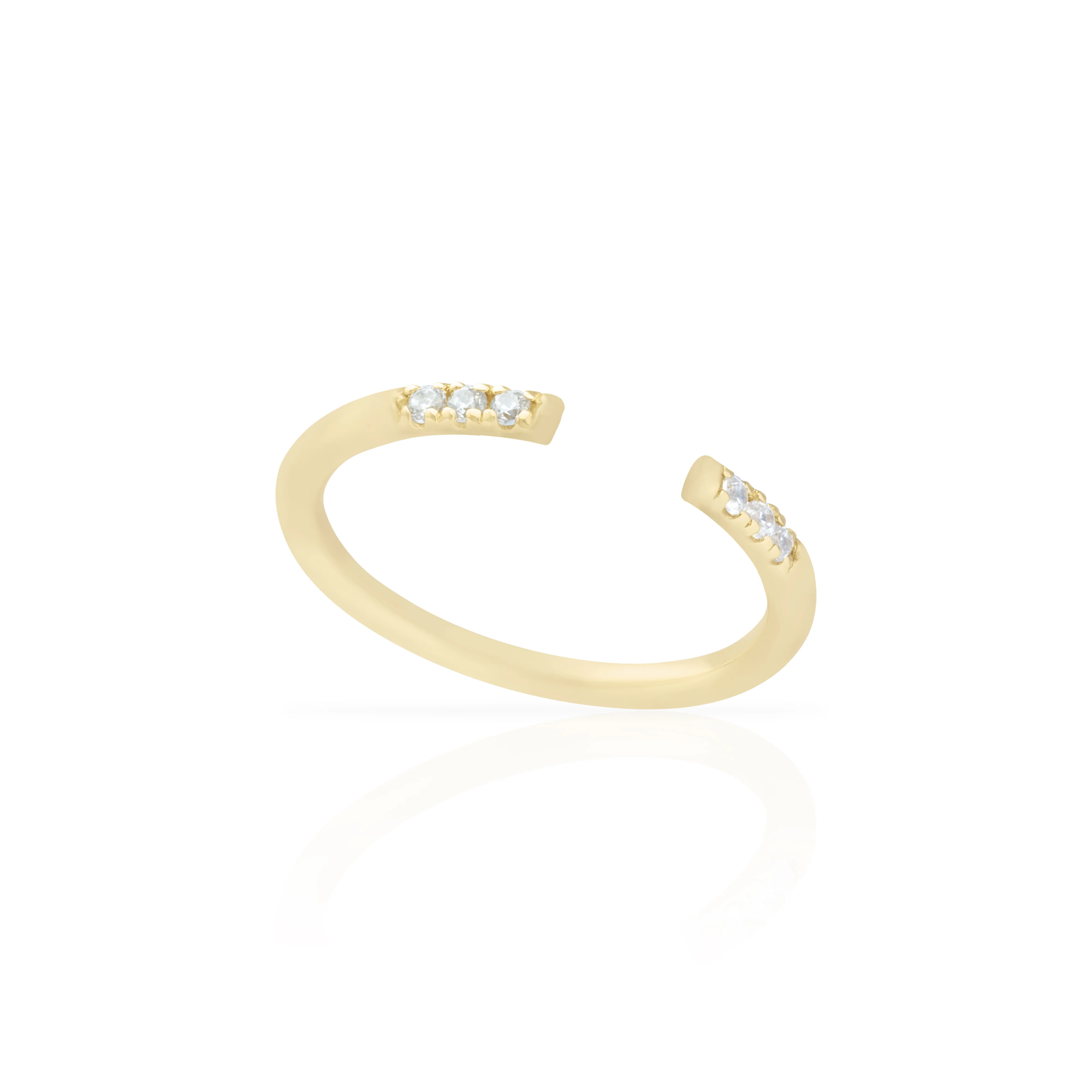 Vivi Crystal Open Ring