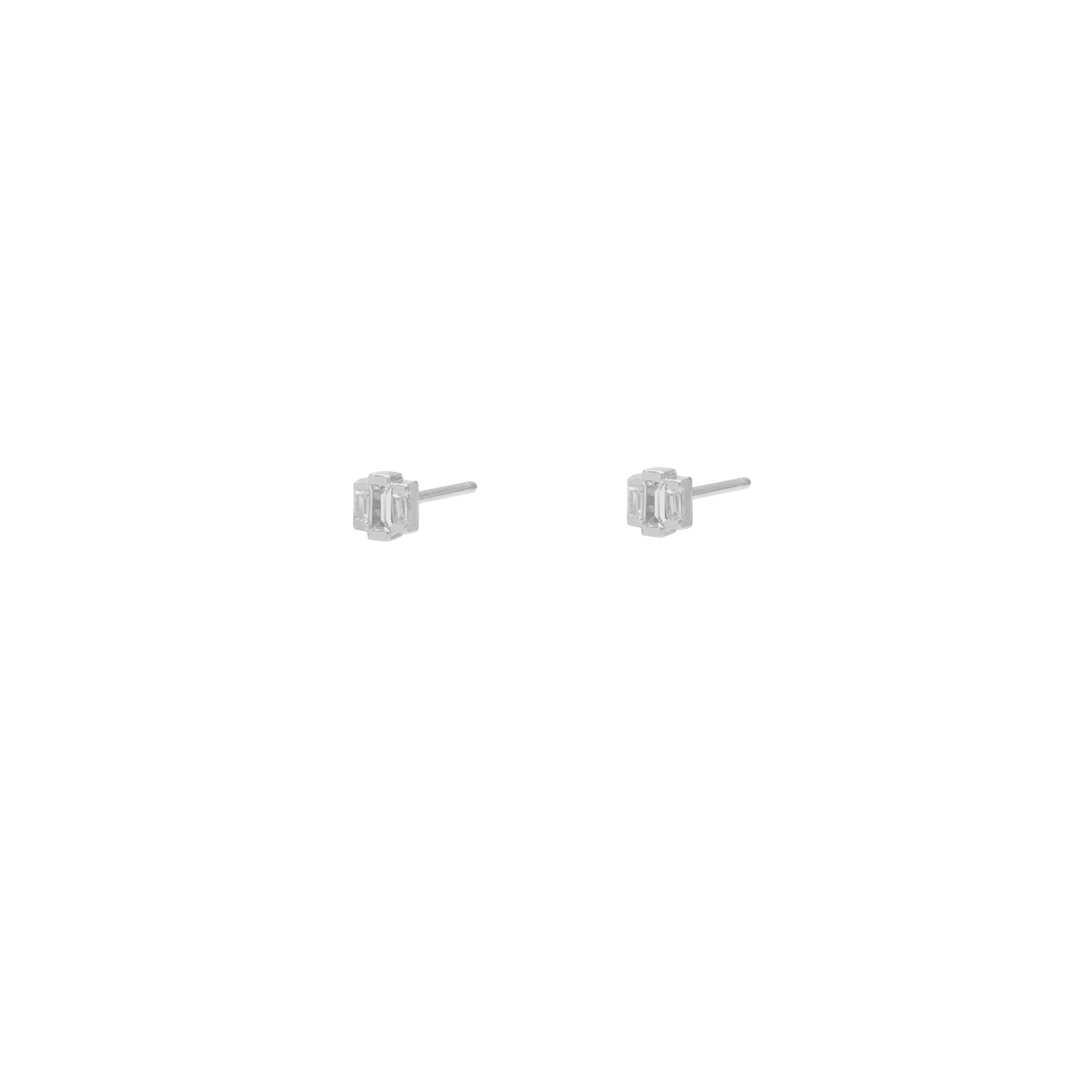 Zea crystal stud earrings - Image 3