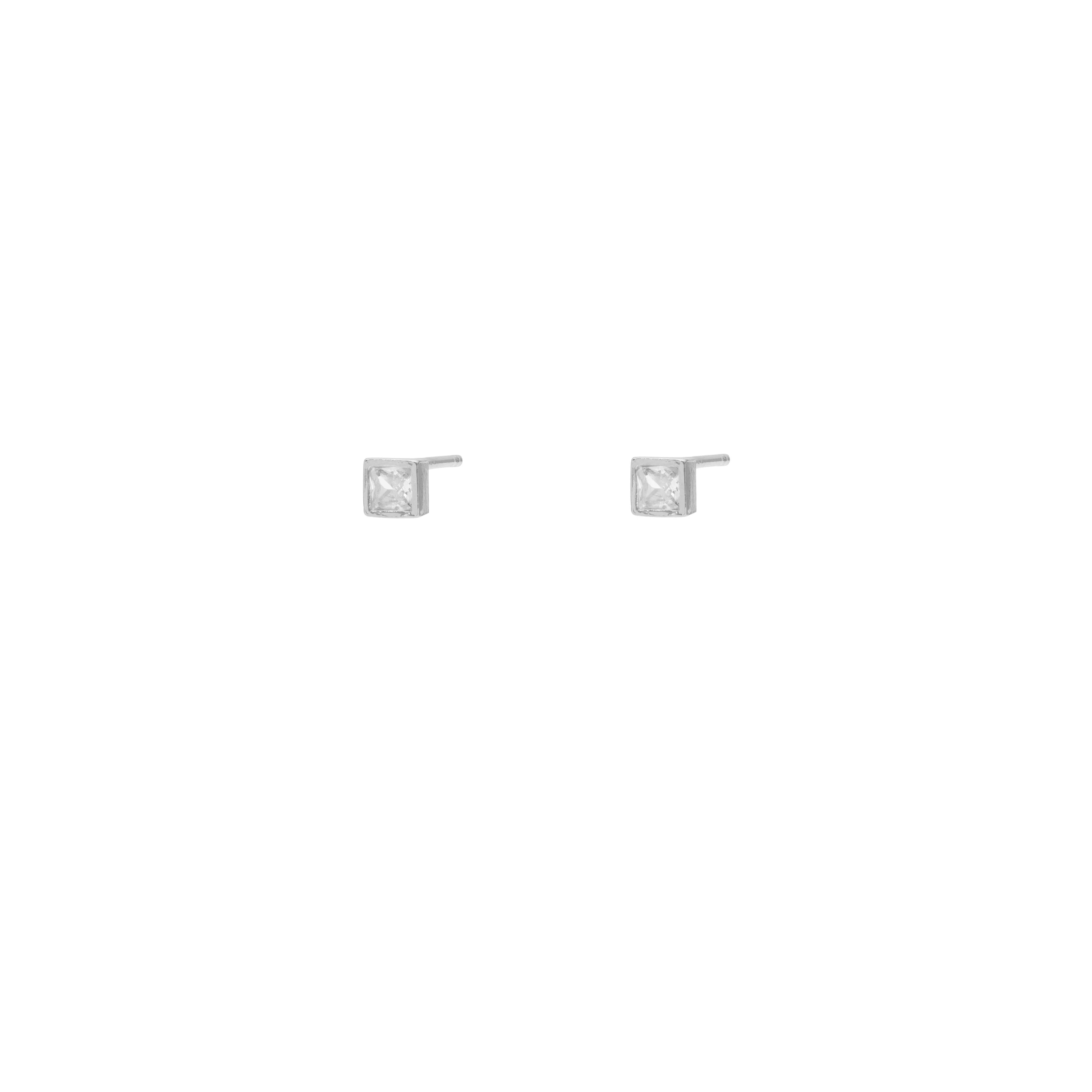 Zene crystal stud earrings - Image 2